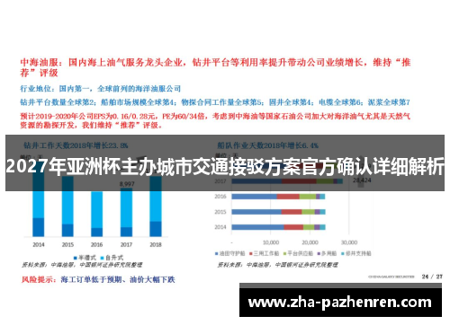 2027年亚洲杯主办城市交通接驳方案官方确认详细解析